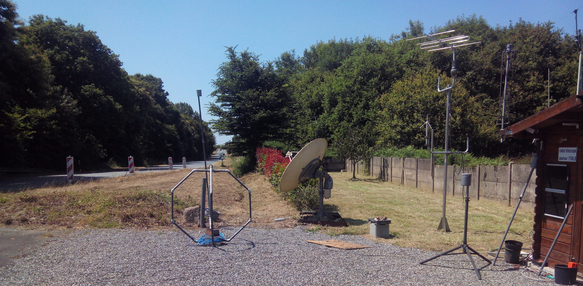 F5VLB – Earth probes used as antenna